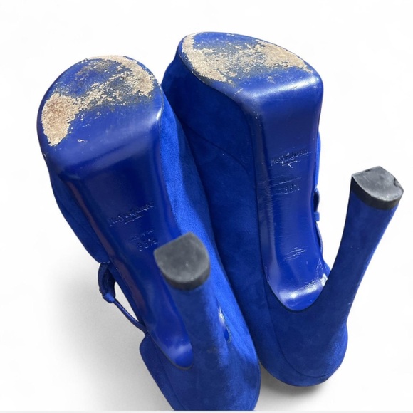 YSL suede platform heels - Picture 6 of 8